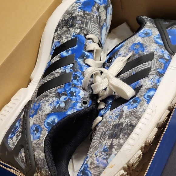 Adidas ZX Flux Blue Shoe Box - Picture 2 of 6